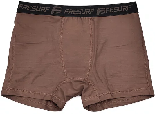 Cueca Freesurf Boxer Kit 2 Peças Diver - Preto e Marrom