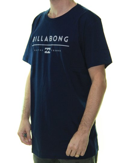 Camiseta Masculina Billabong Supply Estampada Manga Curta - Marinho