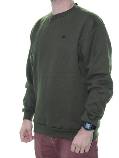 Moletom Masculino Freesurf Classic Careca - Verde Musgo