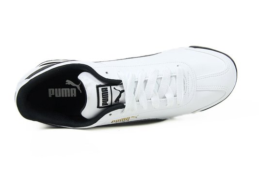 Tênis Masculino Puma Roma Basic - White/Black