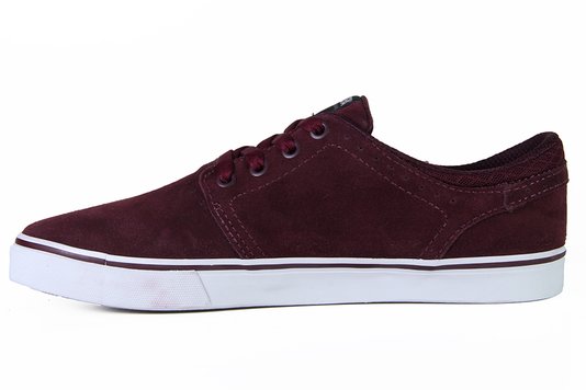 Tênis Masculino Alfa Trick - Bordô/Branco
