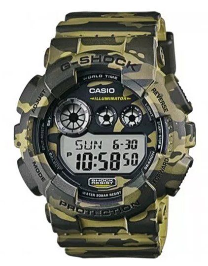 Relógio G-Shock GD-120CM-5DR Digital - Verde Camuflado