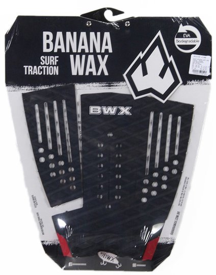 Deck Banana Wax BWX Freza MOD06 - Preto/Vermelho