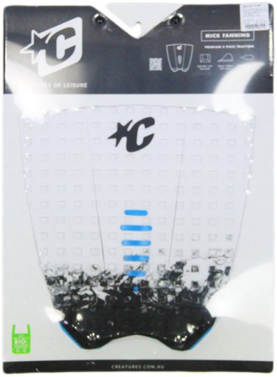 Deck Creatures Of Leisure Signature Mick Fanning Lite - Preto/Branco