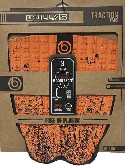 Deck para Prancha de Surf Bullys PRO Model Jadson Andre Square Systen3M - Laranja