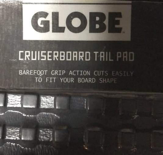 Deck para Simulador de surf Cruiserboards Tail Pad - Preto