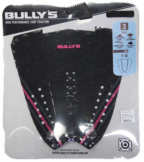 Deck para Surfboard F-15 - Preto/Rosa