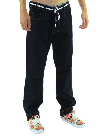 Calça Masculina Jeans Hocks Pompa com Bolsos Laterais e Traseiros - Azul