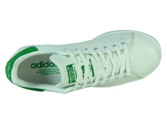 Tênis Feminino Adidas Pro Model Stan Smith Cabedal em Couro Sintético - White/Green