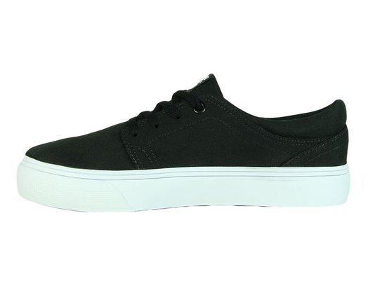 Tênis Feminino DC Trase TX Cabedal em Lona - Black/White