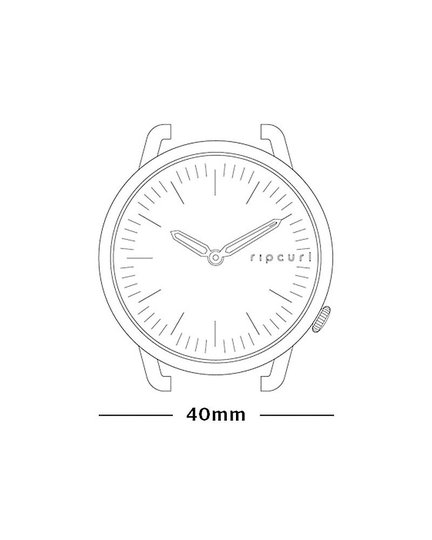 Relógio Feminino Rip Curl Super Slim Analógico - Rose/Gold