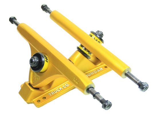 Truck Longboard Hondar Invertido Cast Dourado 185mm