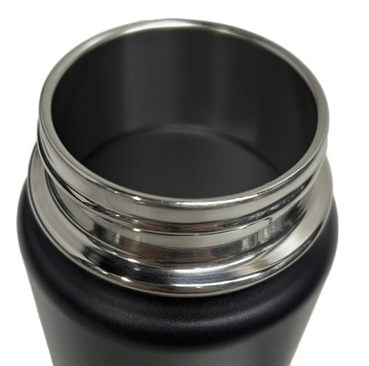 Garrafa Rip Curl Drink Bottle Aço inoxidável 700ML - Preto/Inox