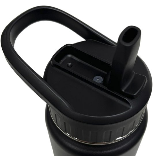 Garrafa Rip Curl Drink Bottle Aço inoxidável 700ML - Preto/Inox