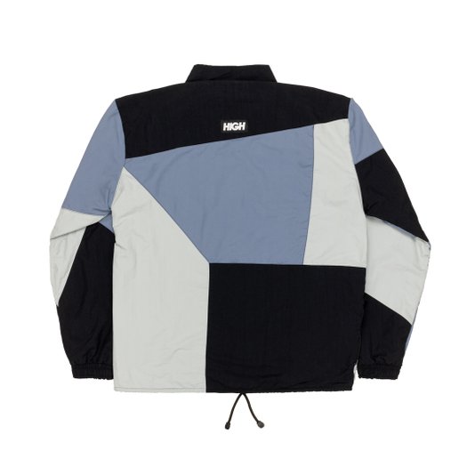 Jaqueta Masculina High Quarter Zip Block - Preto/Azul/Cinza