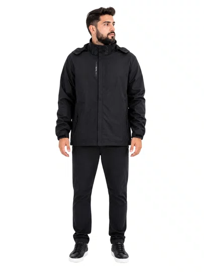 Jaqueta Big Corta Vento Vlcs Division - Preto