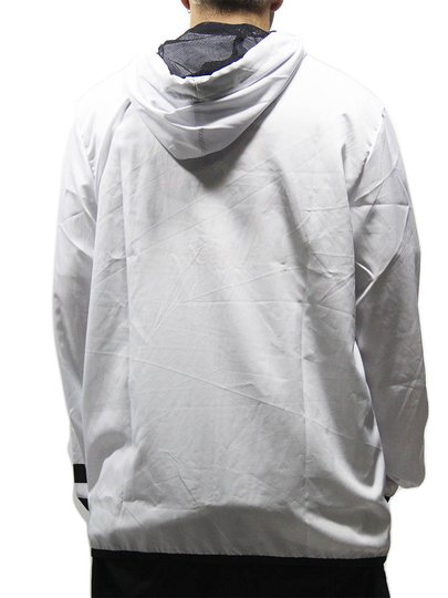 Jaqueta Corta Vento Masculina Hurley Block Party - Branco