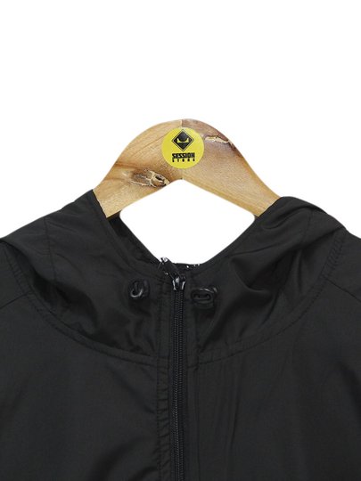 Jaqueta Corta Vento Masculina Session Skateboard - Preto