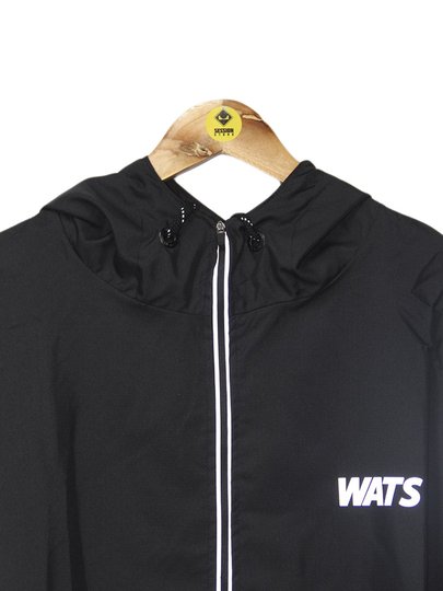 Jaqueta Corta Vento Masculina Wats Refletiva - Preto