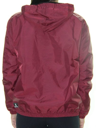 Jaqueta Feminina Flo Waves Icon Manga Longa Quebra Vento - Vinho