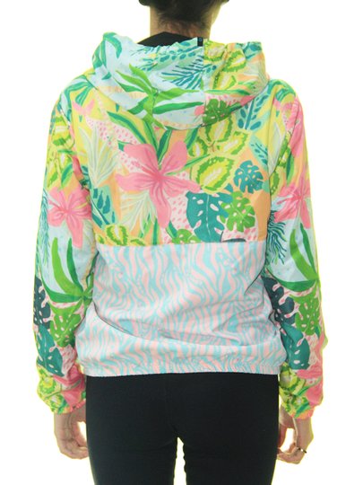 Jaqueta Feminina Loveboard Impermeavel Com Recortes - Floral