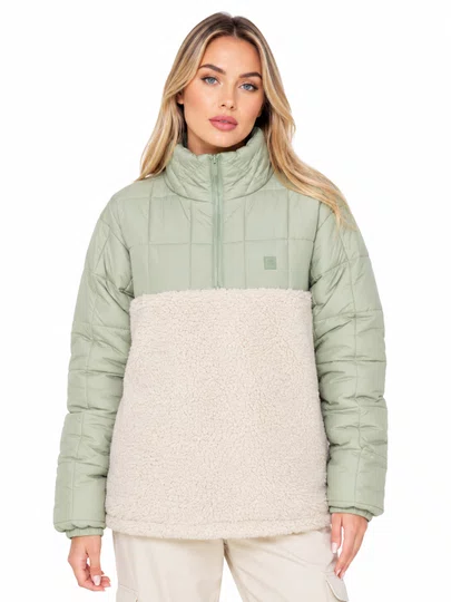 Jaqueta Feminina Rip Curl Anti Series Anoeta - Verde/Bege