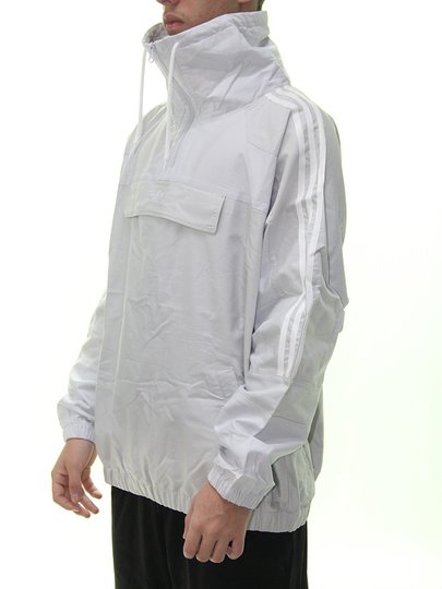 Jaqueta Masculina Adidas Anorak Manga Longa Aberta  - Cinza