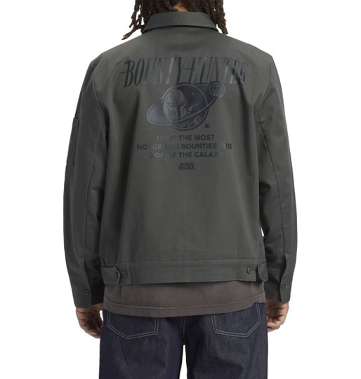 Jaqueta Masculina DC X Star Wars Bounty Hunter - Cinza