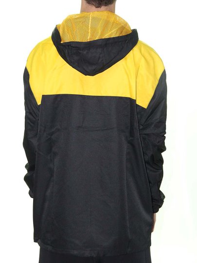 Jaqueta Masculina Element Bee Manga Longa Quebra Vento - Preto/Amarelo