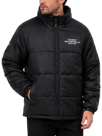Jaqueta Masculina Element Classic Puff - Preto