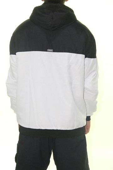 Jaqueta Masculina Freesurf Especial Reversivel Manga Longa com Capuz - Branco/Preto