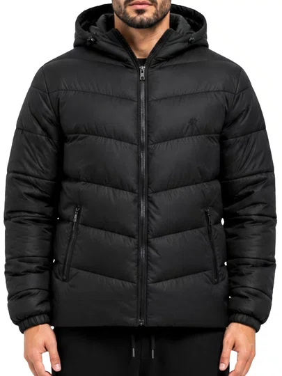 Jaqueta Masculina Freesurf Means Puffer - Preto