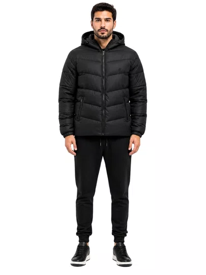 Jaqueta Masculina Freesurf Means Puffer - Preto