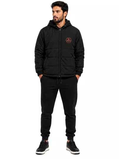 Jaqueta Masculina Grow Bomber - Preto