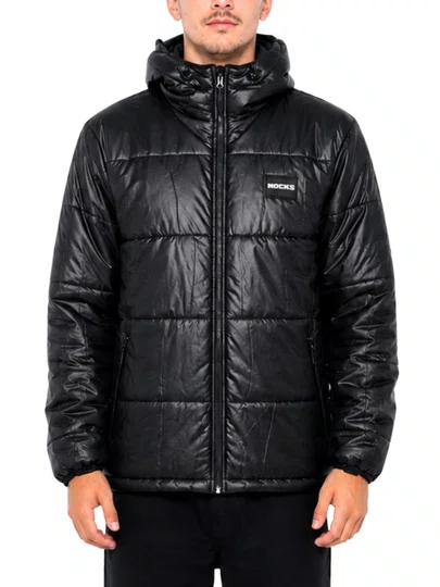 Jaqueta Masculina Hocks Puffer Serra - Preto