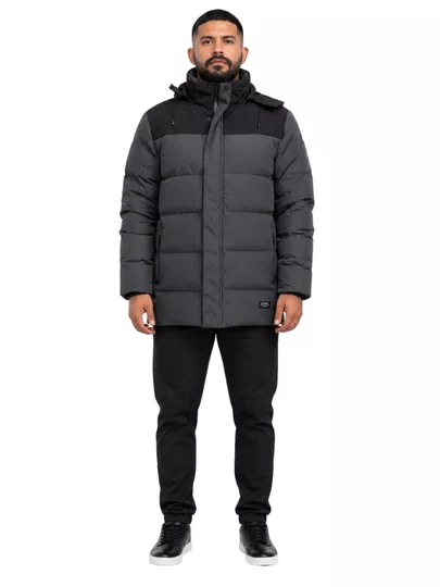 Jaqueta Masculina Hurley PS Stroop - Cinza Escuro