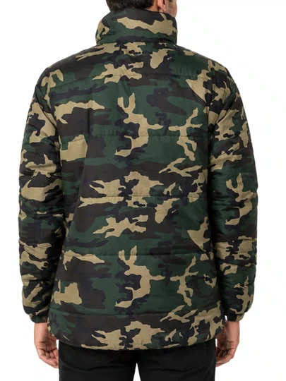 Jaqueta Masculina LRG Woodland Camo - Preto/Camuflado