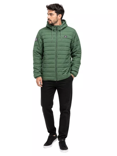 Jaqueta Masculina Quiksilver Scaly Hood - Verde