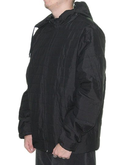 Jaqueta Masculina Session Bomber Com Touca 03 - Preto