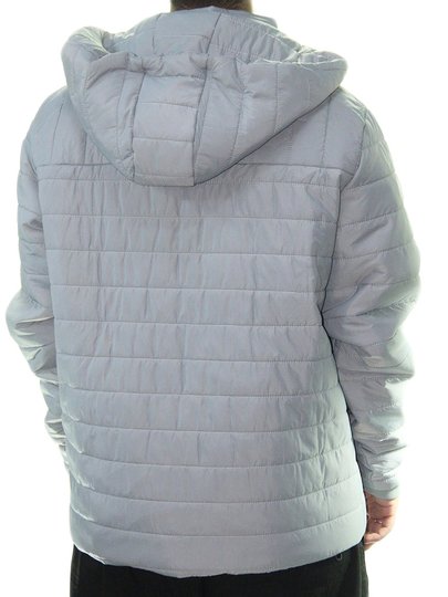 Jaqueta Masculina Session Bomber Com Touca 05 - Cinza Claro