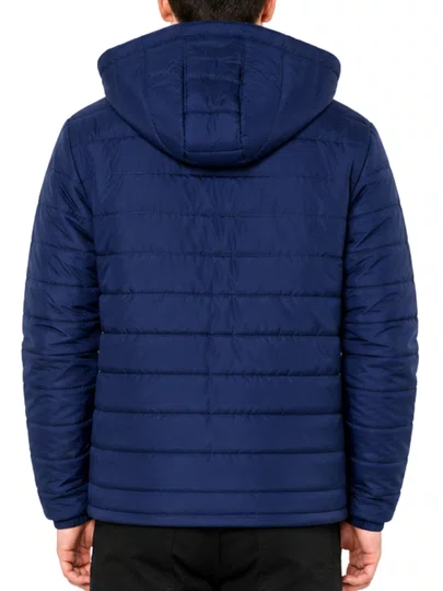 Jaqueta Masculina Session Bomber Com Touca 09 - Marinho