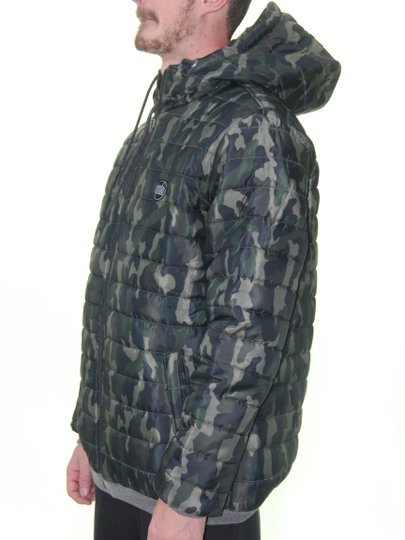 Jaqueta Masculino South to South Odyssey Manga Longa com Capuz - Camuflado