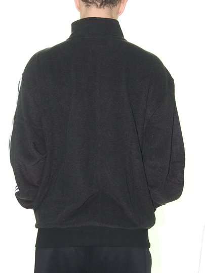 Jaqueta Moletom Masculina Adidas Bouclette Manga Longa Careca - Preto