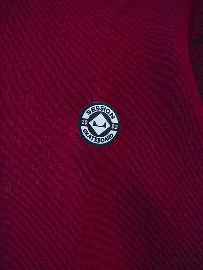 Jaqueta Moletom Masculina Session Logo - Vermelho