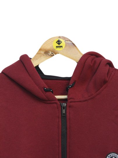 Jaqueta Moletom Masculina Session Logo - Vermelho