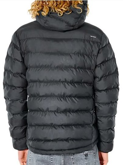 Jaqueta Rip Curl Anti Series Elite Puff Hoodie - Preto