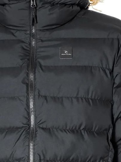 Jaqueta Rip Curl Anti Series Elite Puff Hoodie - Preto