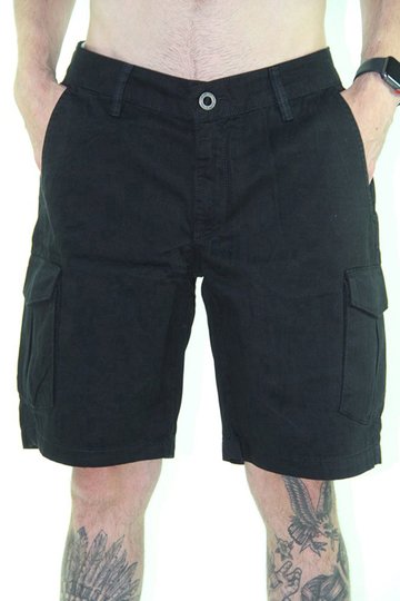 Kit Camiseta Corona  - Branco + Bermuda Volcom Bevel Cargo - Preto
