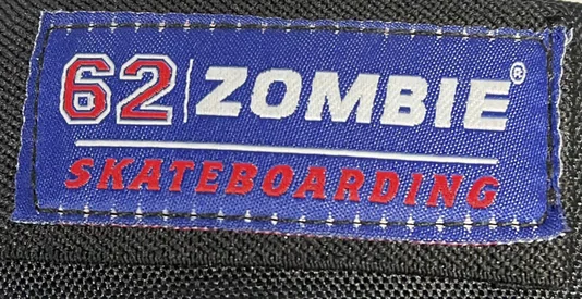 Kit Proteção 62 Zombie Skateboarding Joelheira/Cotoveleira/Wrist Guard - Preto