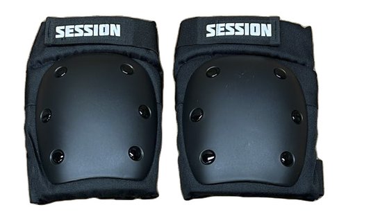 Kit Proteção Session Joelheira Cotoveleira Wrist Guard - Preto